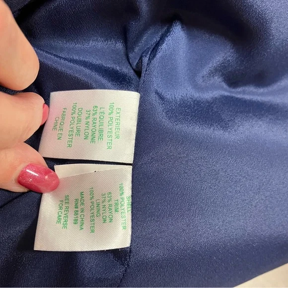 Lilly Pulitzer, navy blue dress, XS-S. - Picture 4 of 5